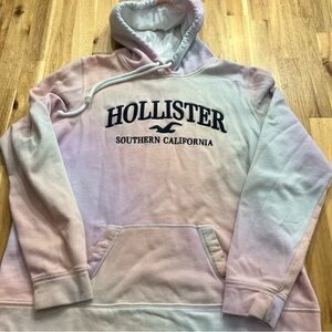 Hollister Southern California Pastel Tie Dye Hoodie XL
